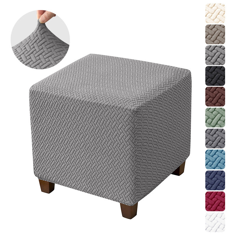 Pet-Friendly Ottoman Cover - Pet And Home Light-Gray
