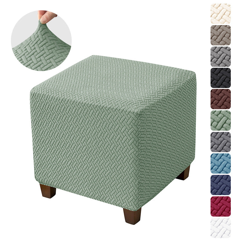 Pet-Friendly Ottoman Cover - Pet And Home Bean-Green