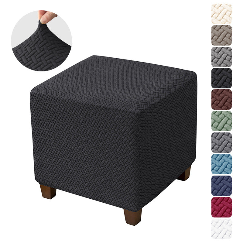 Pet-Friendly Ottoman Cover - Pet And Home Black