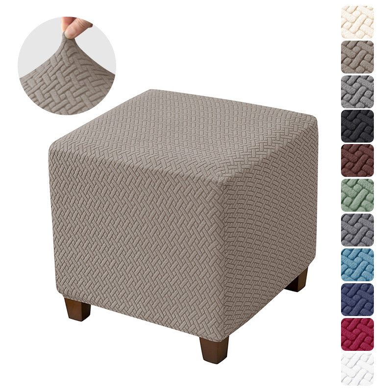 Pet-Friendly Ottoman Cover - Pet And Home Khaki