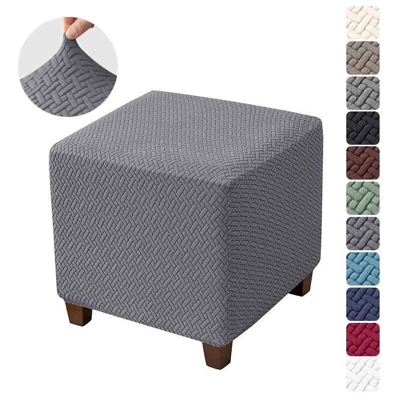Pet-Friendly Ottoman Cover - Pet And Home Dark-Gray